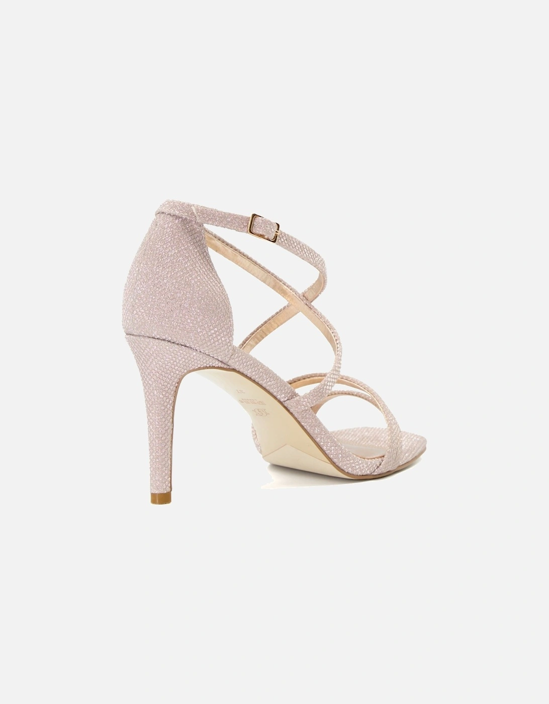 Dune Musical Synthetic Women's Rose Gold Heels