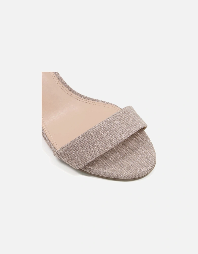 Dune Meye Synthetic Women's Rose Gold Heels