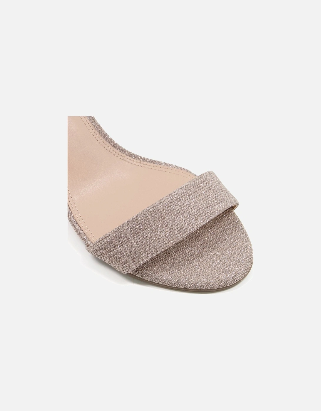 Dune Meye Synthetic Women's Rose Gold Heels