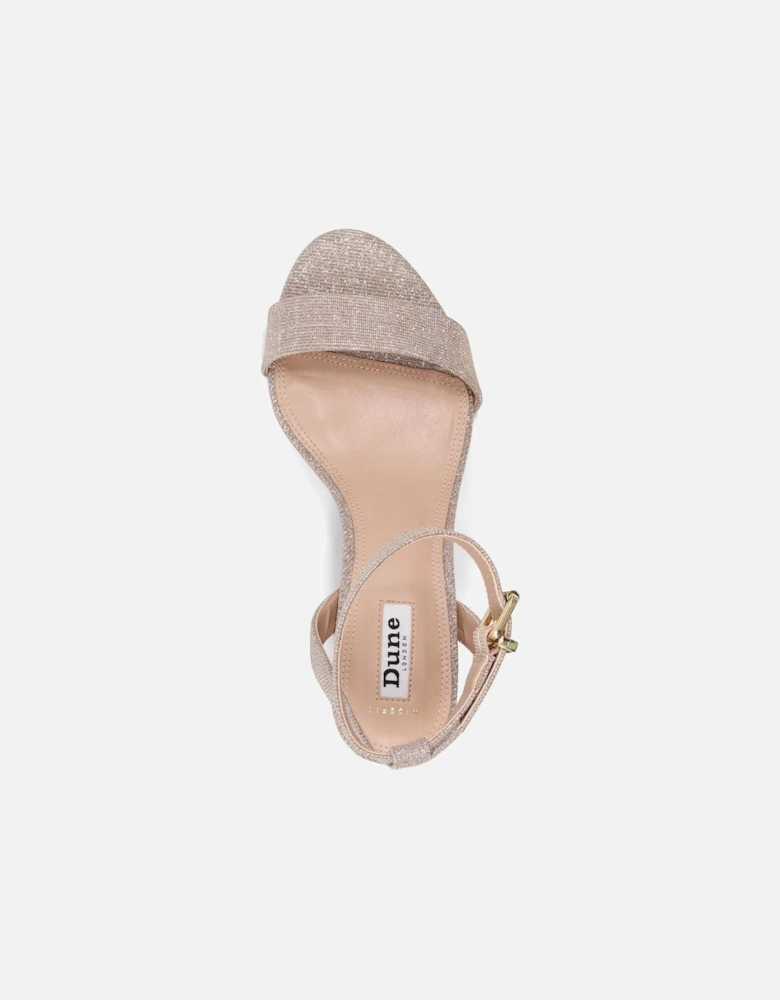 Dune Meye Synthetic Women's Rose Gold Heels