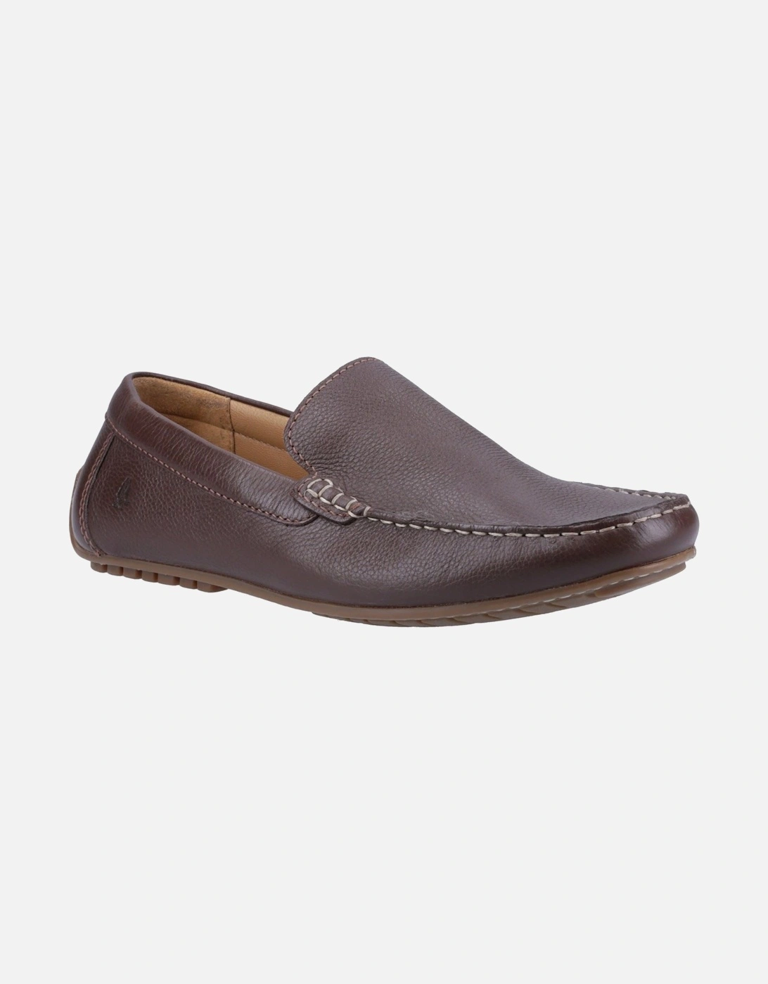 Hush Puppies Men's Brown Ralph Leather Boat Shoes Uk Size 10 - Image 4