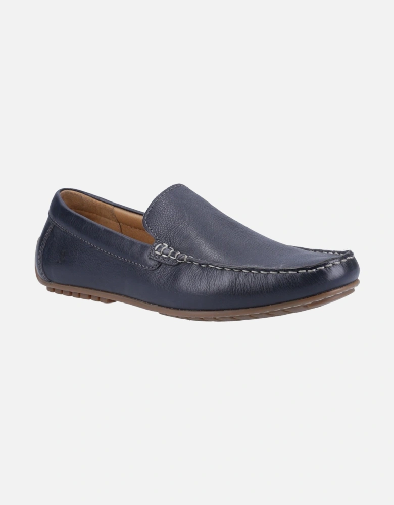 Ralph Leather Men's Navy Boat Shoes