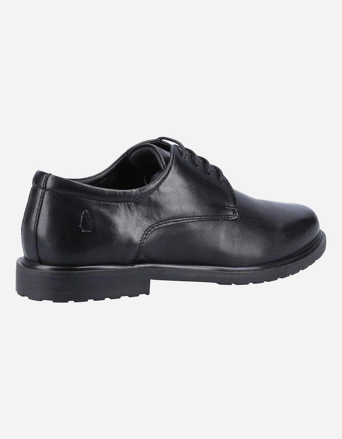 Verity Slip On Leather Women's Black Brogues Shoes