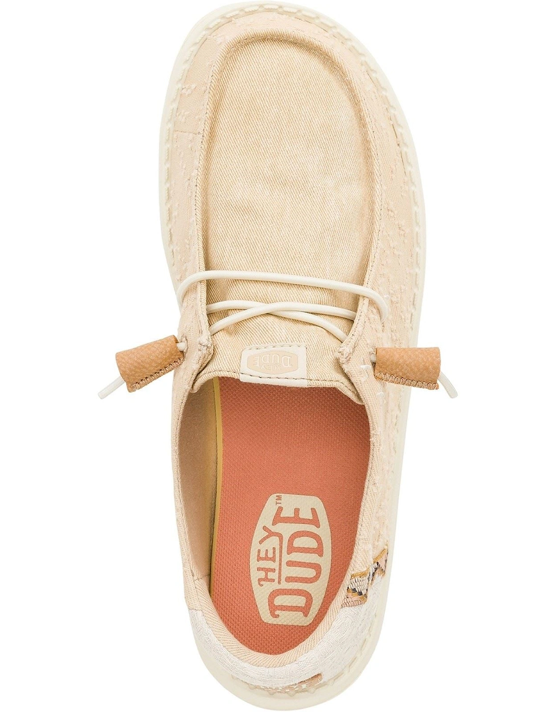 HEYDUDE model Wendy Crafted Boho Shoes Female in Tan