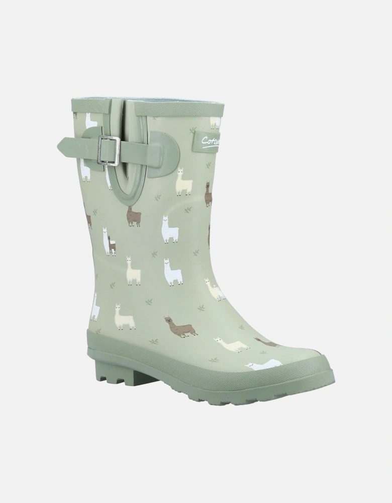 Farmyard Mid Rubber Alpaca Wellington Boots