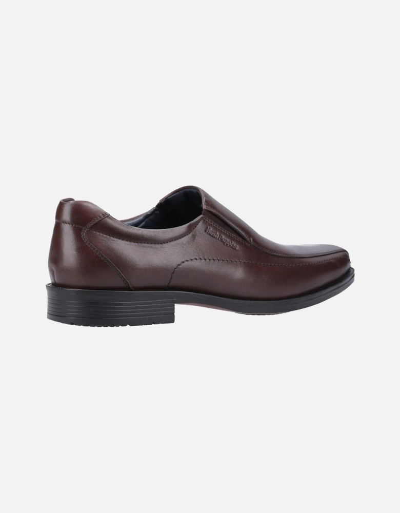 Brody Leather Men's Chocolate Slip-On Shoes