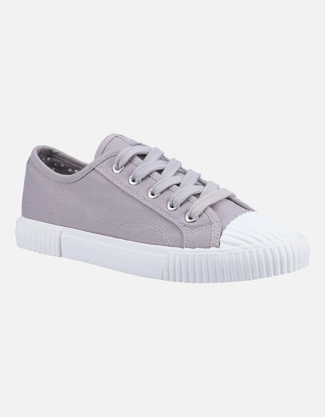 Hush Puppies Women's Hush Puppies Women's Brooke Canvas Trainer in Grey