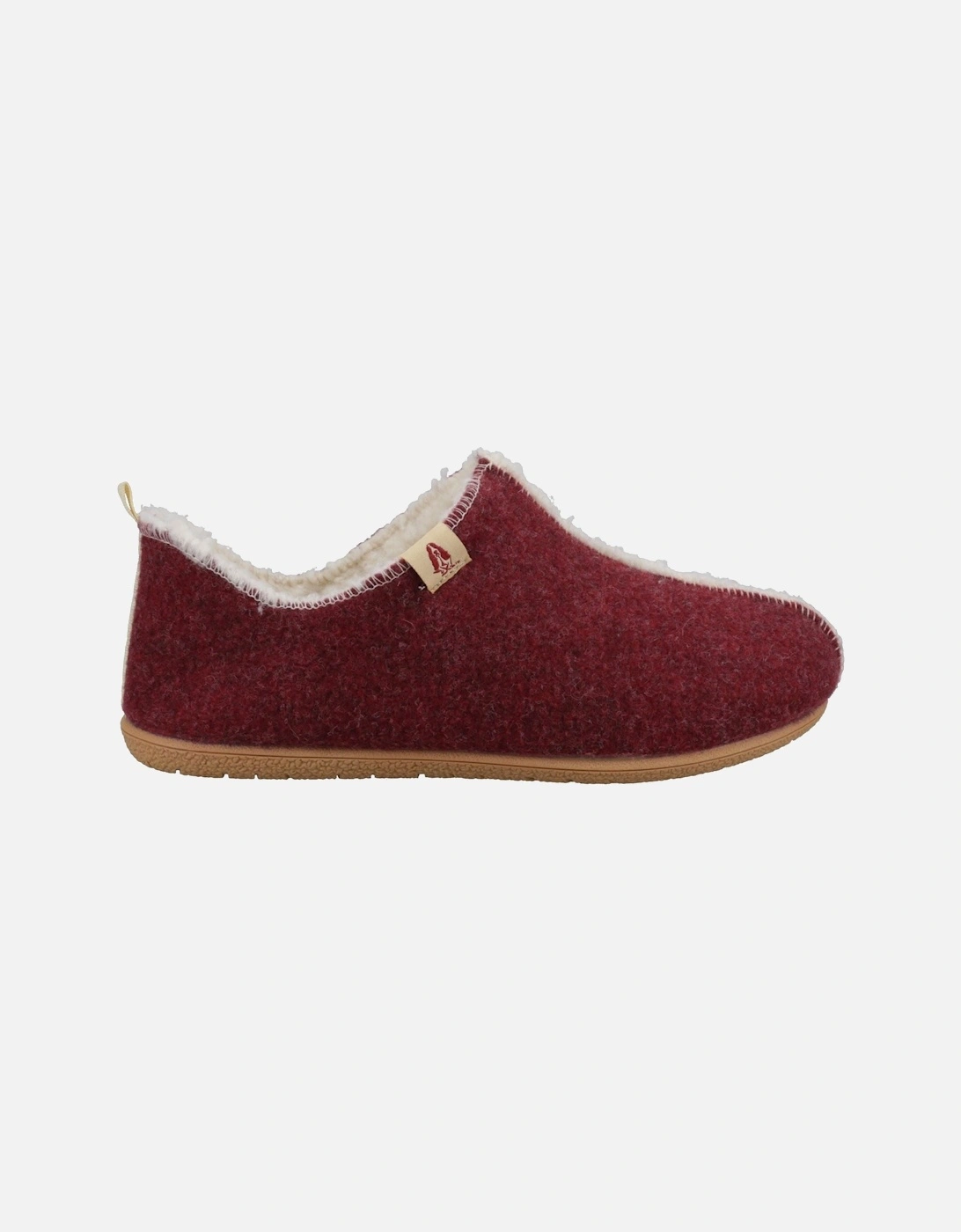 Good Recycled RPET Polyester Women's Burgundy Slippers