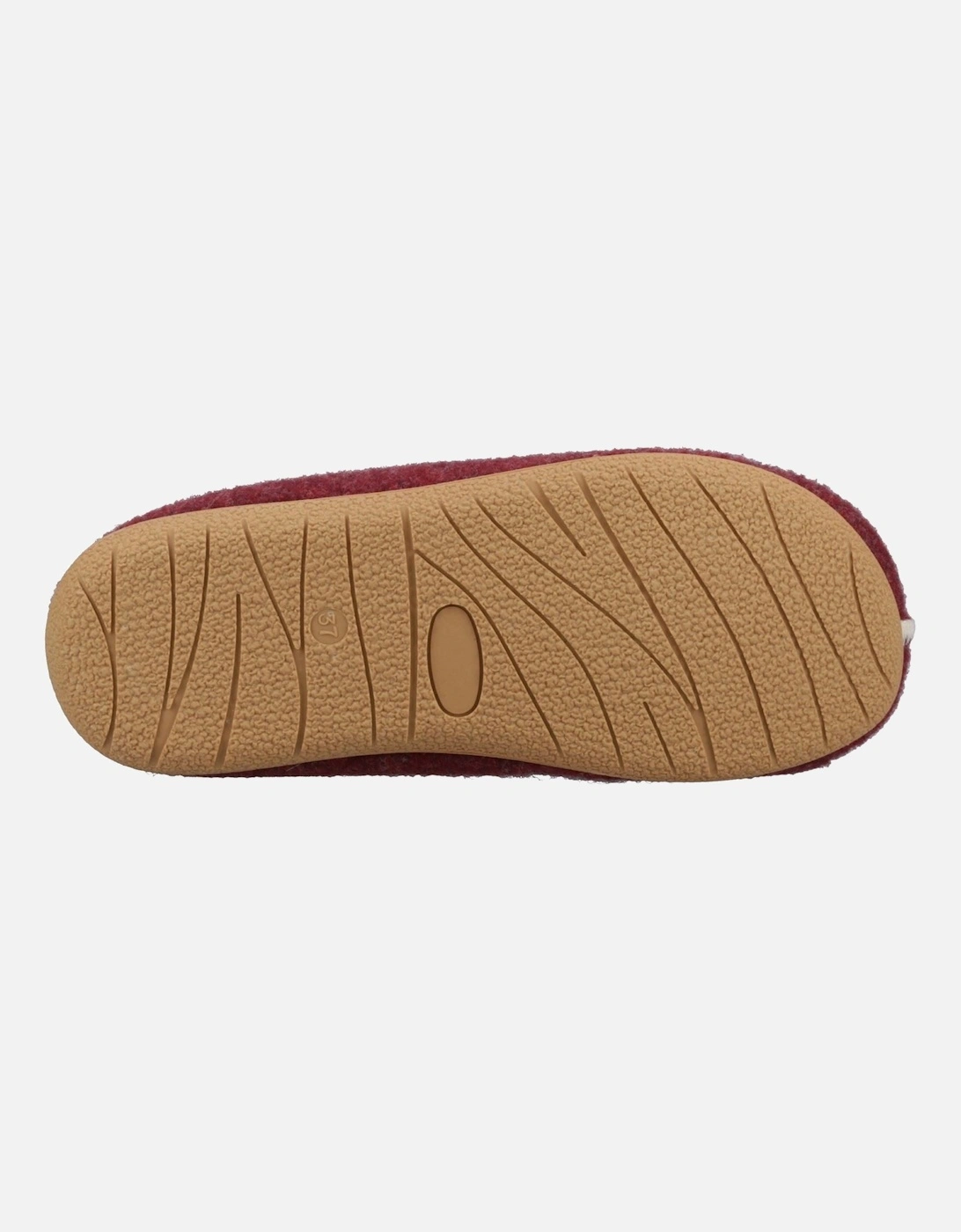 Good Recycled RPET Polyester Women's Burgundy Slippers