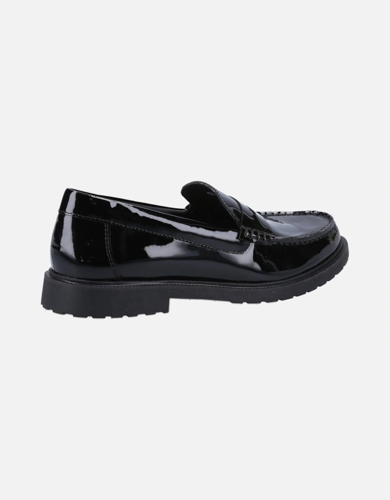 model Verity Shoe Female in Patent Black