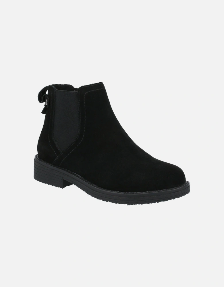 Maddy Wide Suede Women's Black Boots