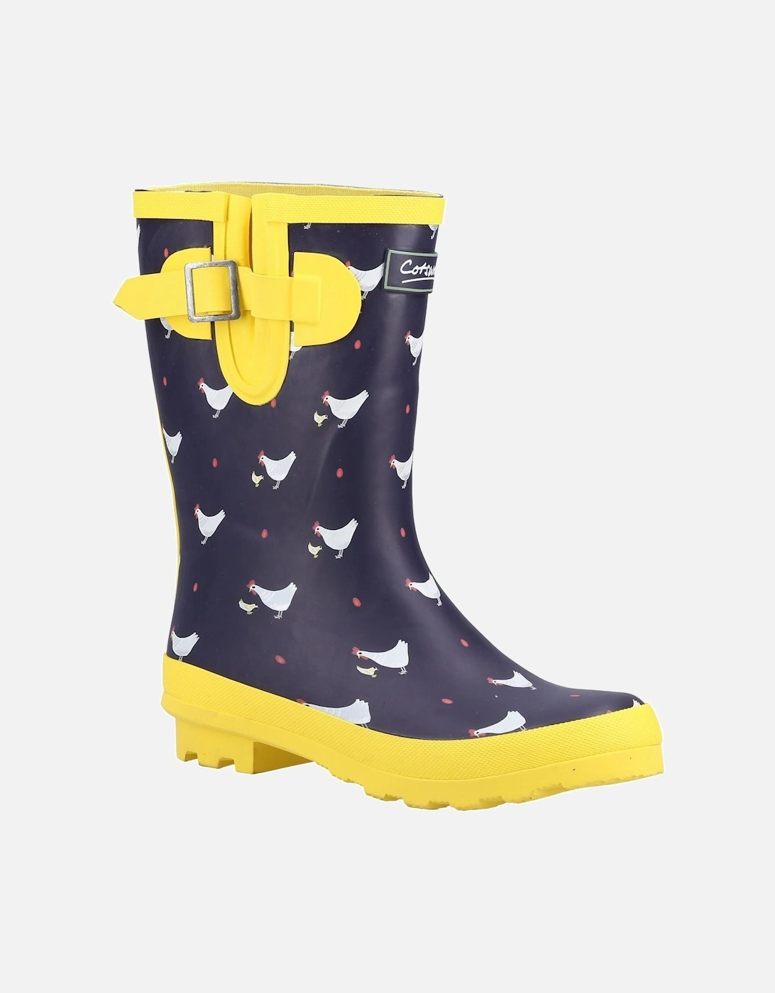 Farmyard Mid Rubber Chick Wellington Boots, 9 of 8