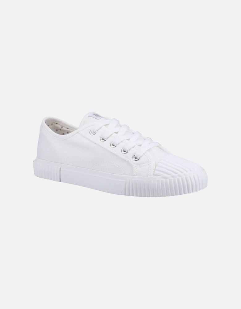 Brooke Canvas Women's White Trainers