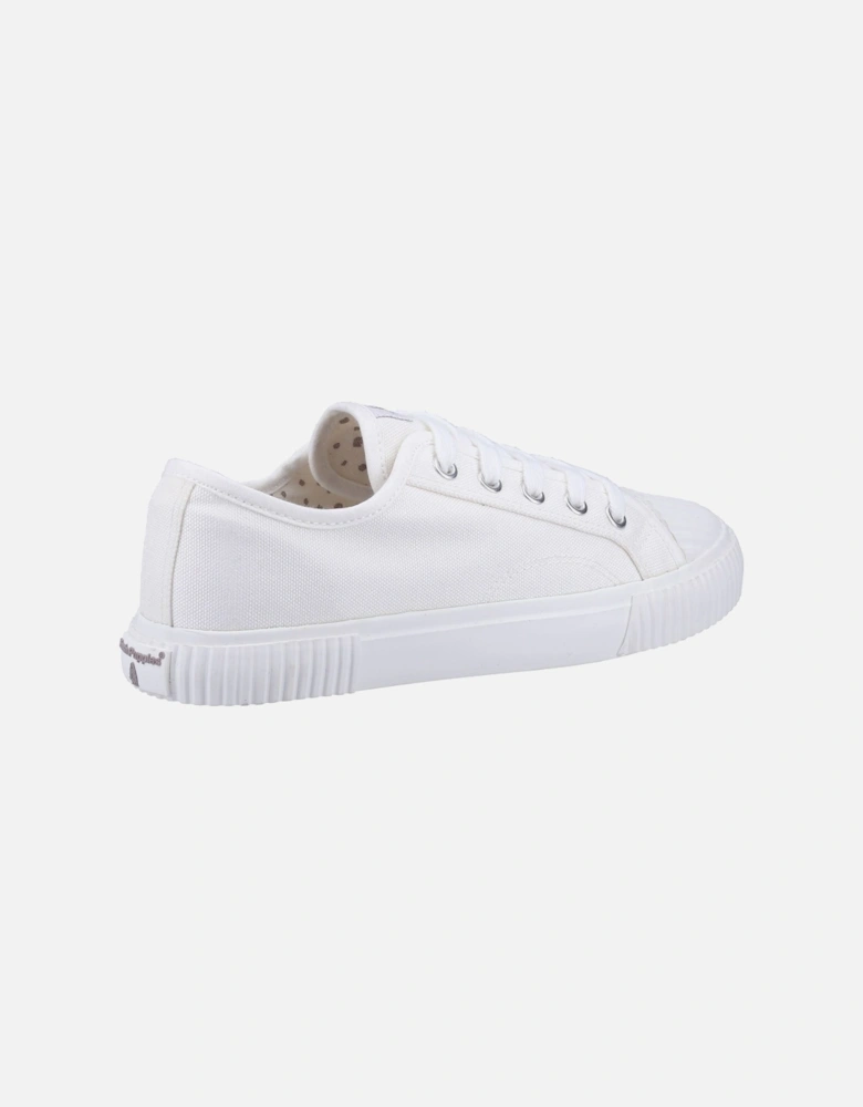 Brooke Canvas Women's White Trainers