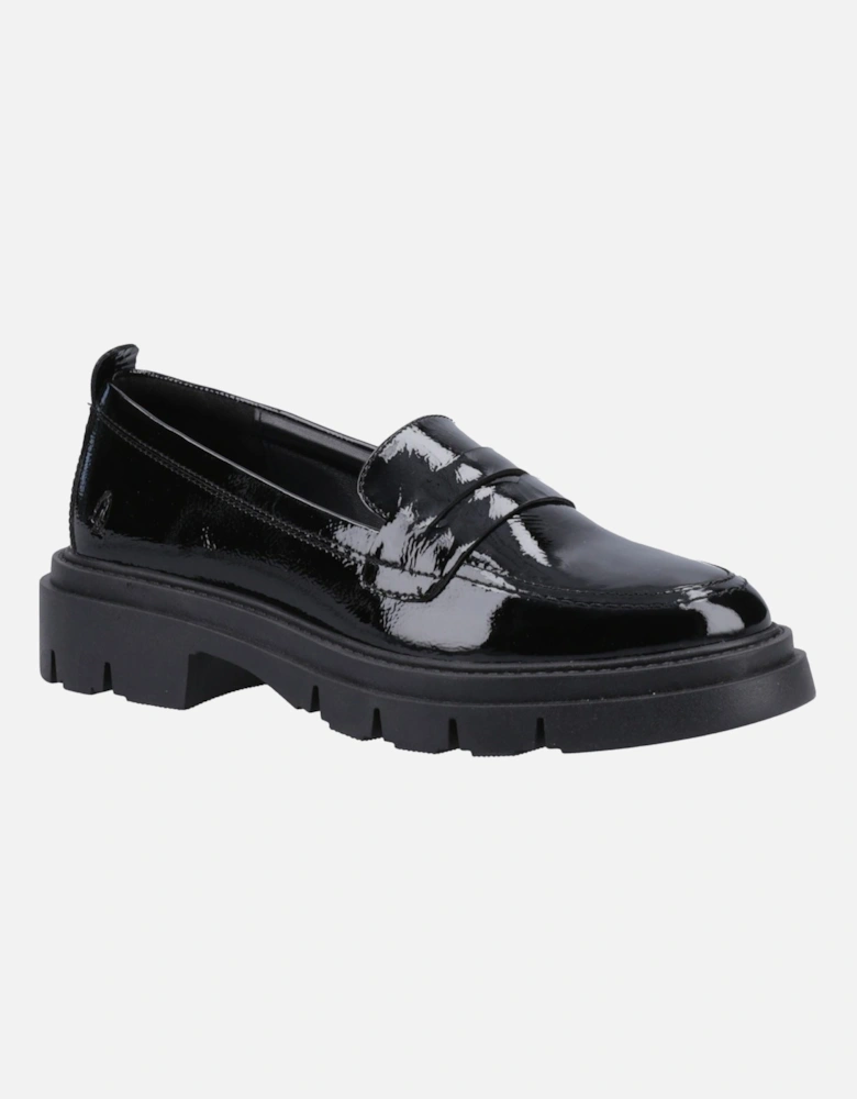 Reece Leather Women's Black Loafers