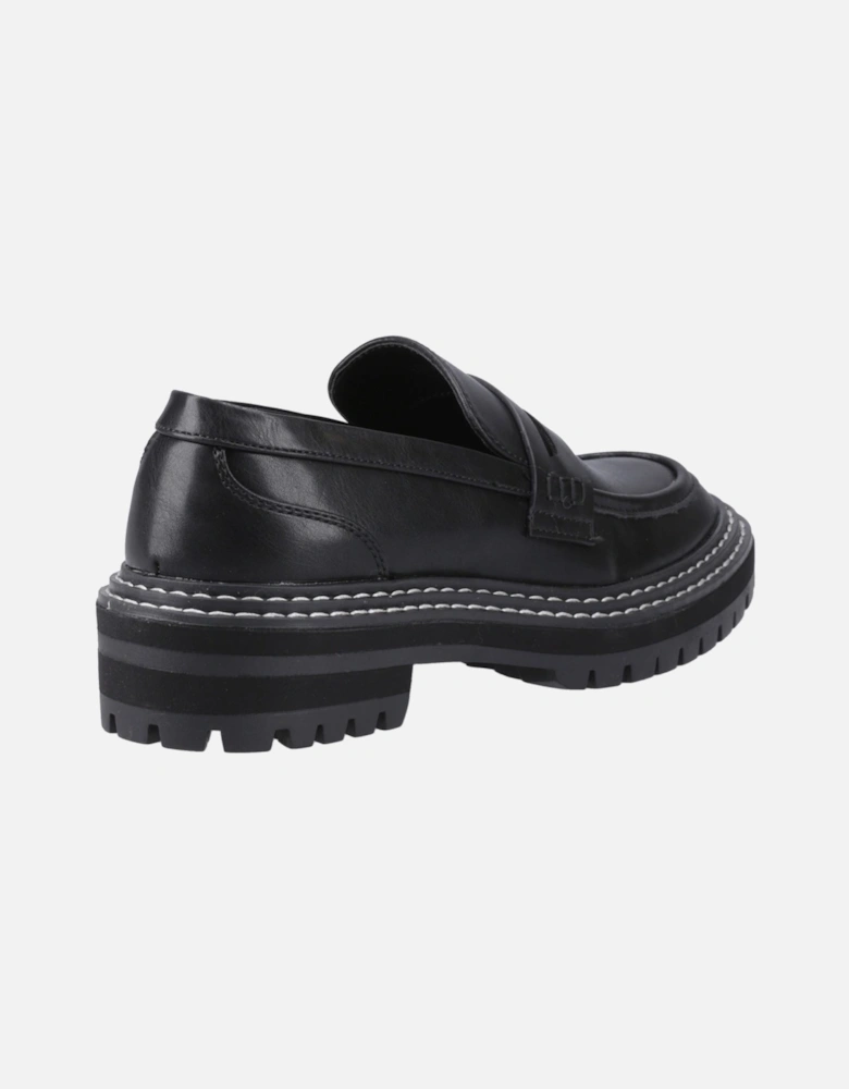 Beth-3 Polyurethane Women's Black Loafers