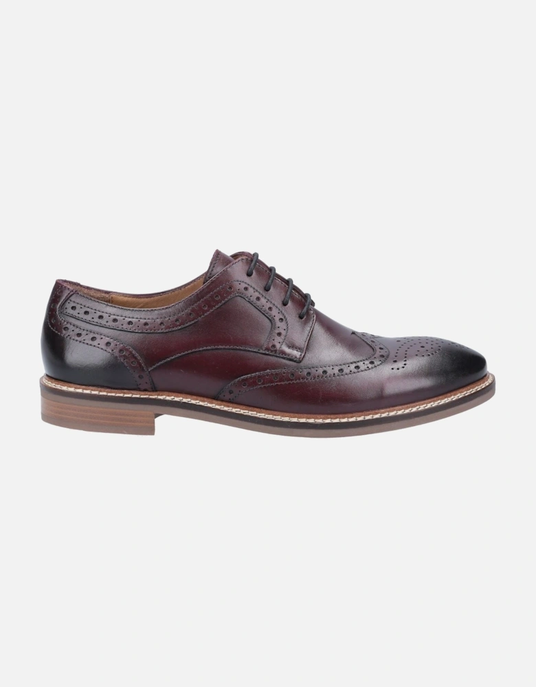 Bryson Leather Men's Bordo Brogues Shoes