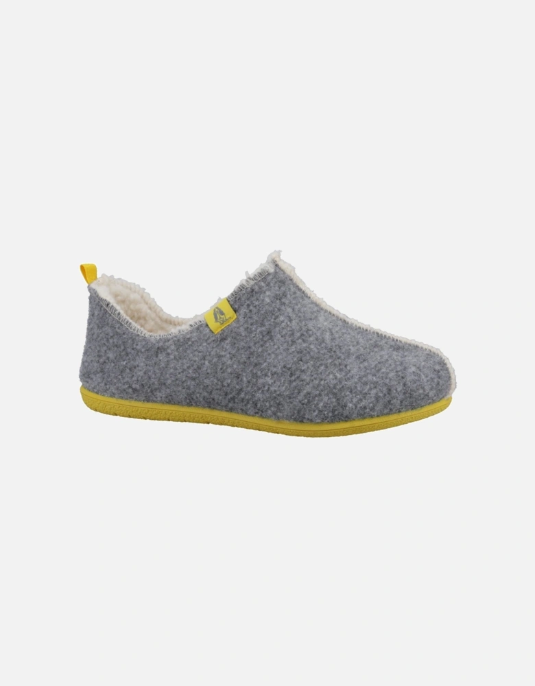 Good Recycled RPET Polyester Women's Grey Slippers