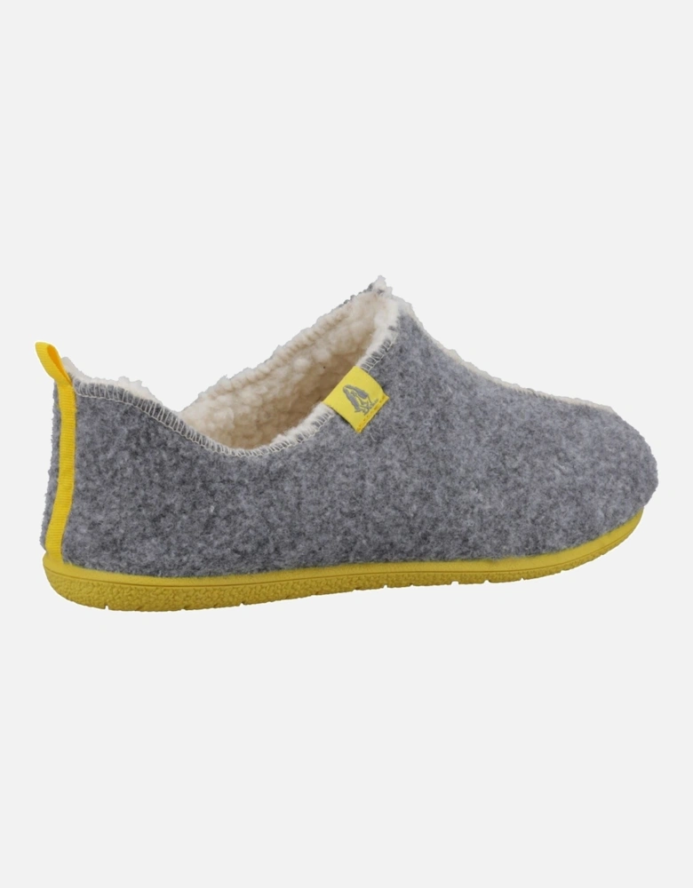 Good Recycled RPET Polyester Women's Grey Slippers