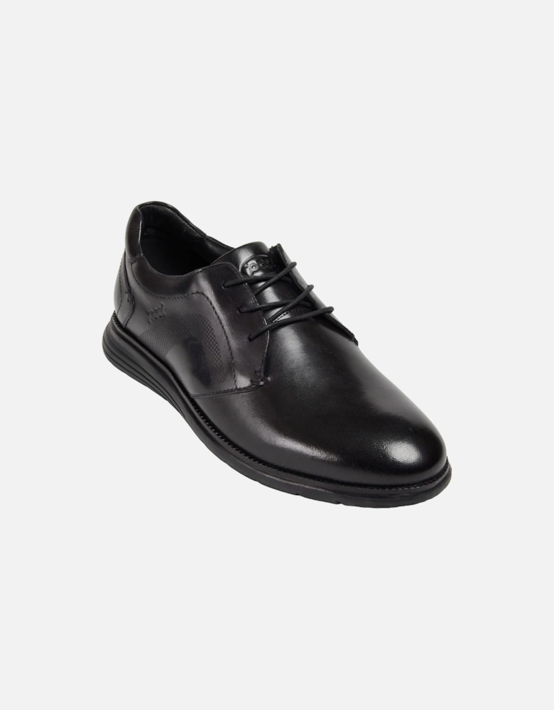 Aston Leather Men's Black Lace-Up Shoes