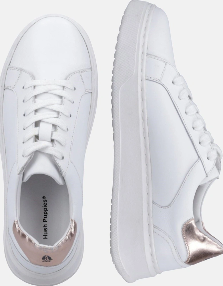 Camille Leather Women's White Trainers