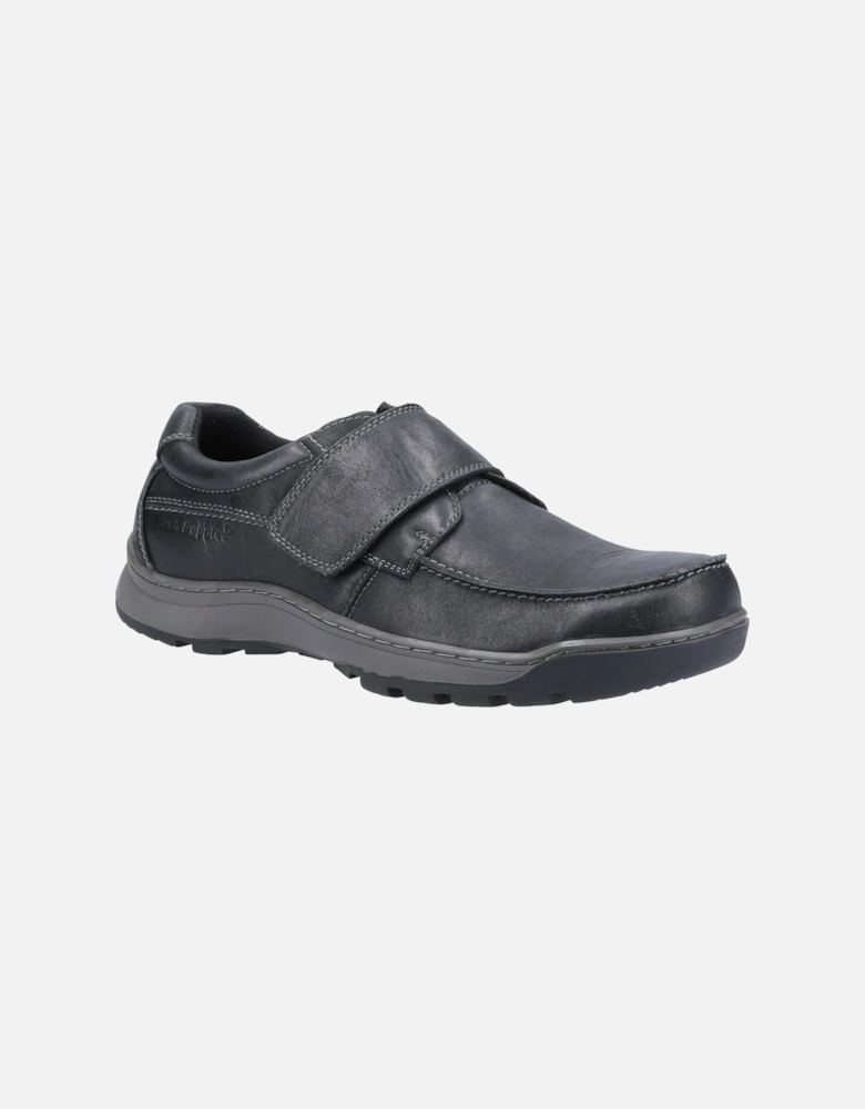 Casper Leather Men's Black Loafers