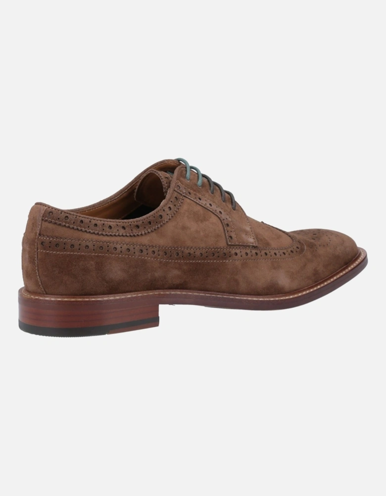 Dune Superior Suede Men's Brown Brogues Shoes