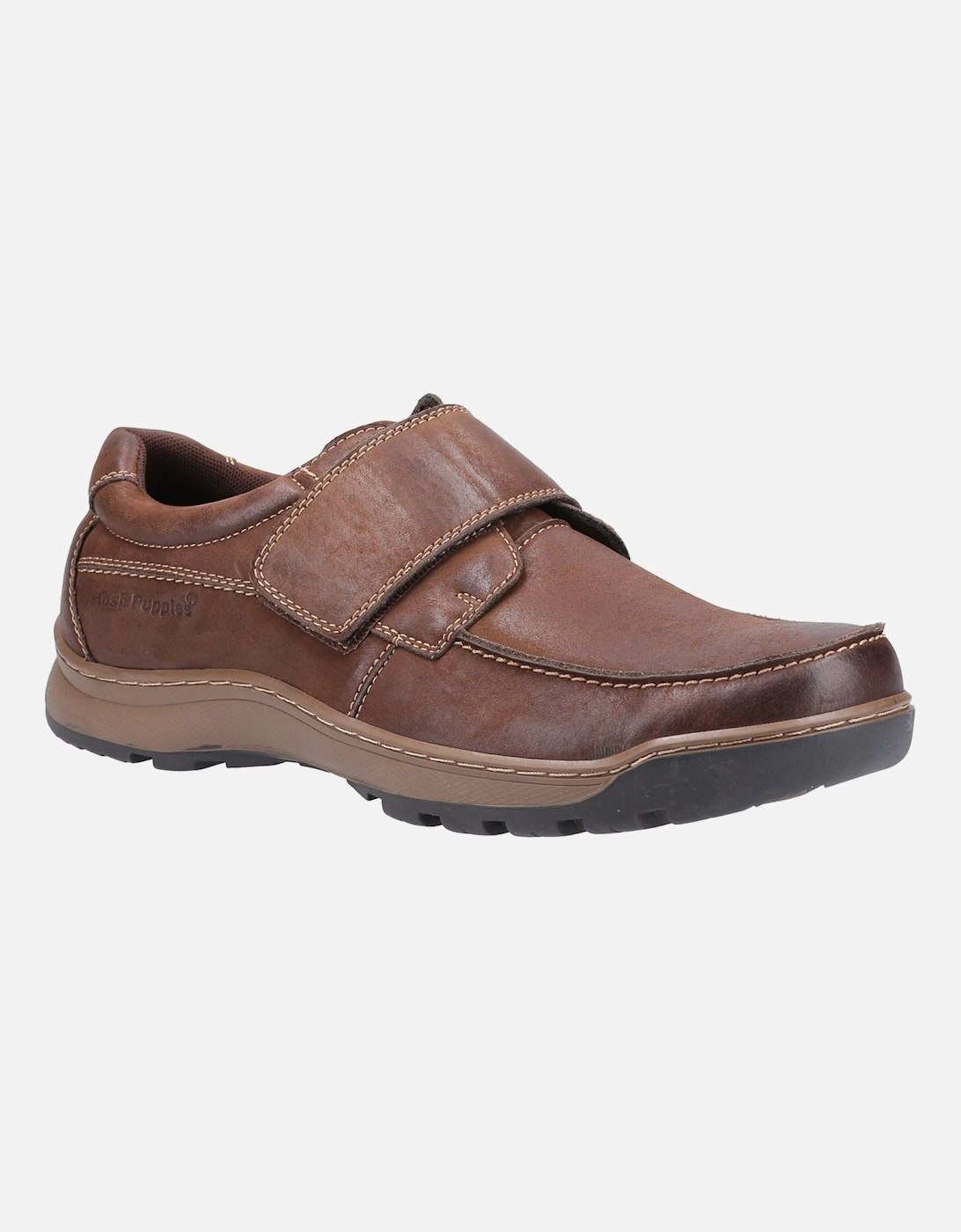 Hush Puppies Men's Hush Puppies Men's Casper Touch Fastening Shoes in Brown
