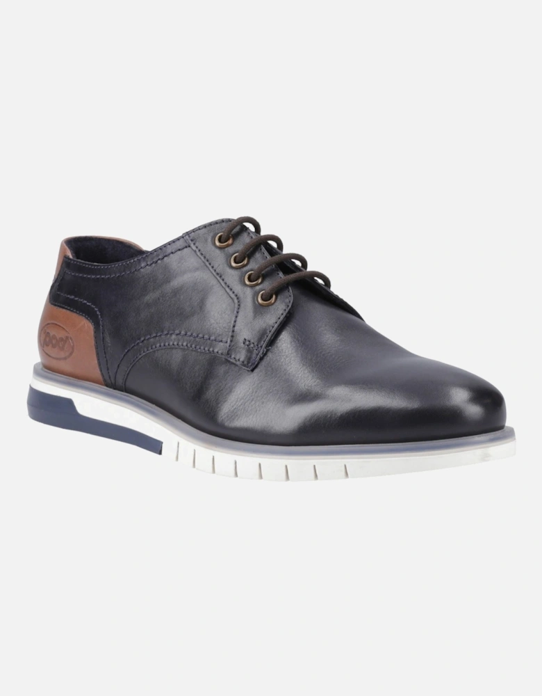 Cillian Leather Men's Navy Lace-Up Shoes