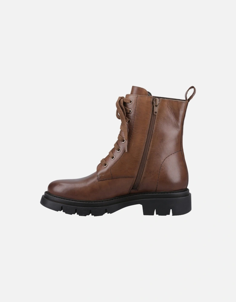 Rhea Leather Women's Brown Boots