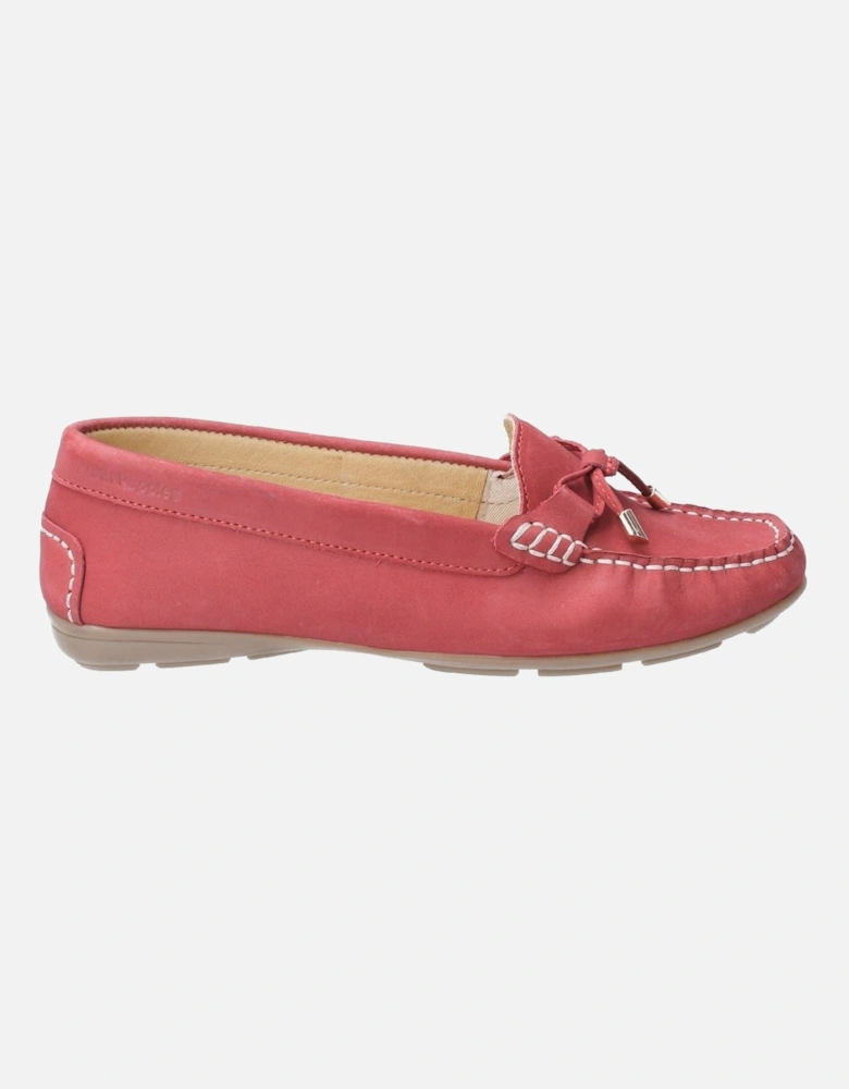 Maggie Leather Women's Red Loafers