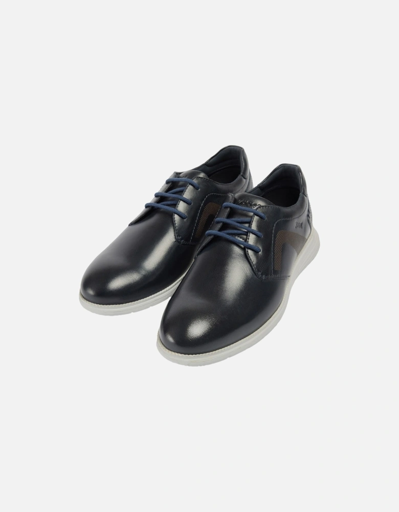 Aston Leather Men's Navy Lace-Up Shoes