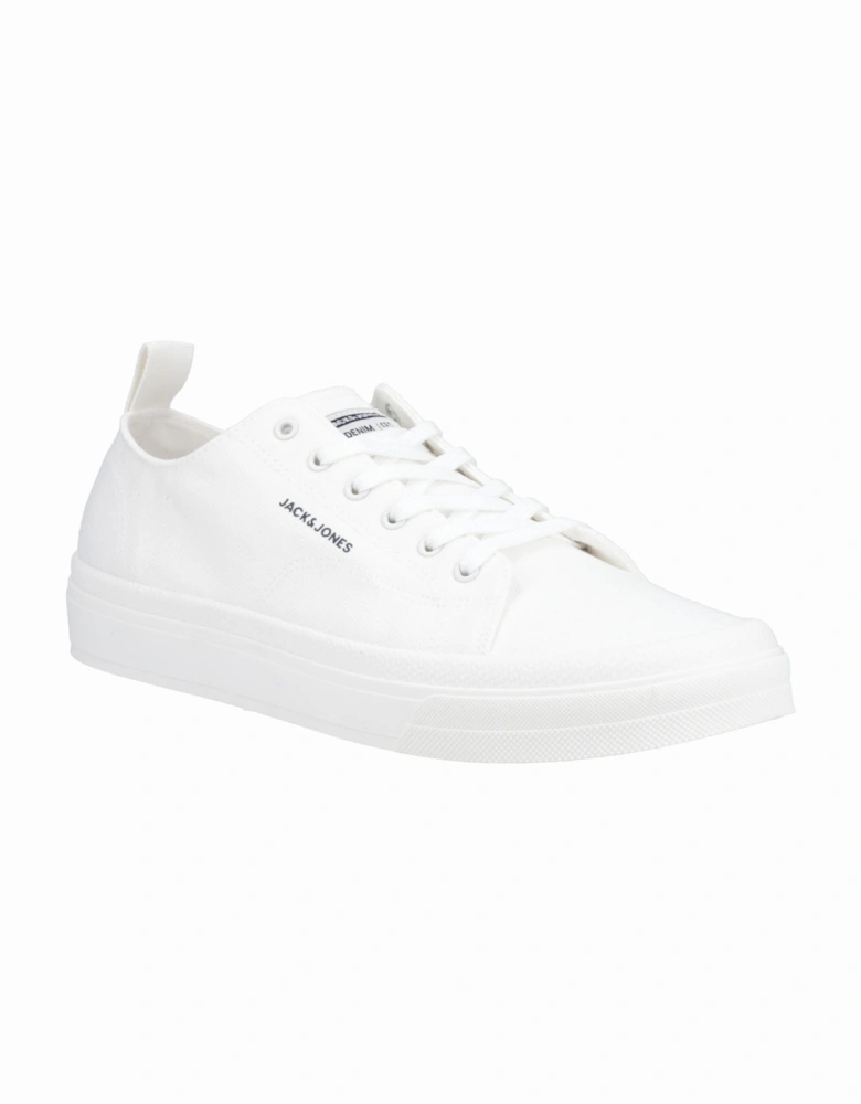 Bayswater Canvas Polyester Men's Bright White Trainers