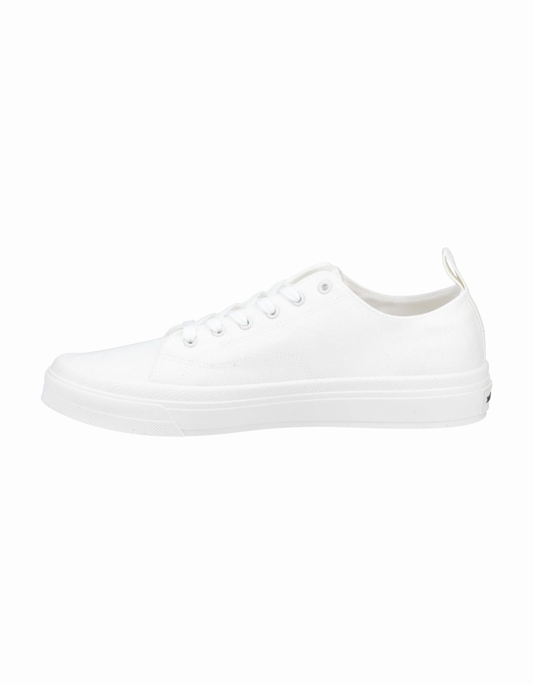 Bayswater Canvas Polyester Men's Bright White Trainers