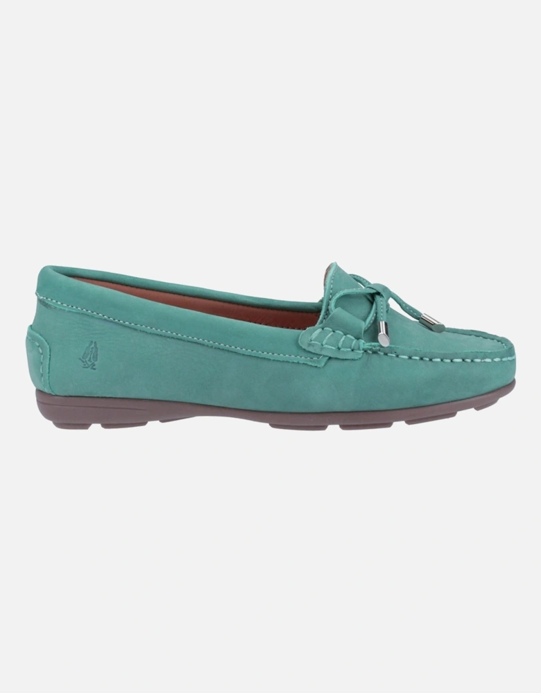 Maggie Leather Women's Sky Blue Loafers