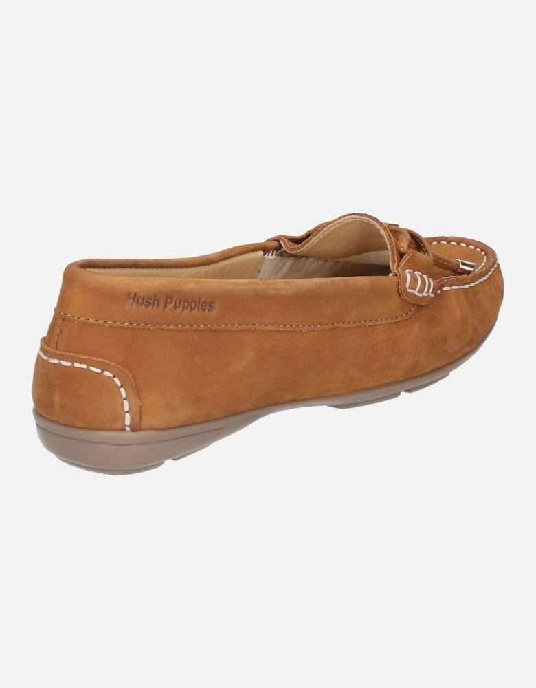 Maggie Leather Women's Tan Loafers