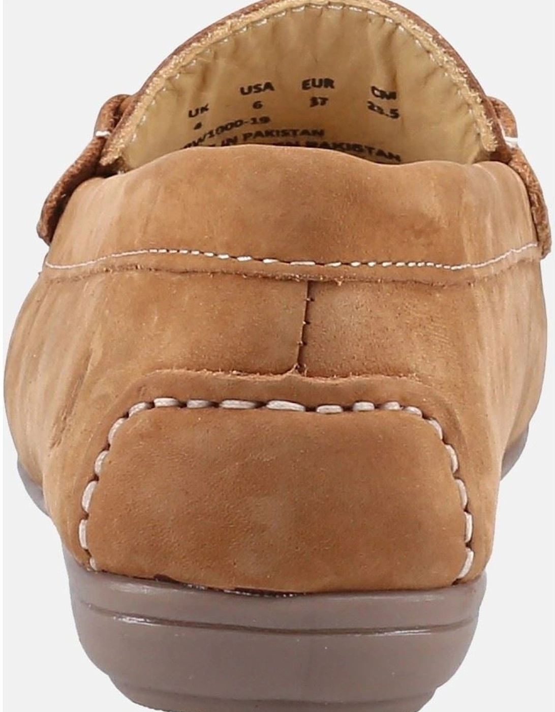 Maggie Leather Women's Tan Loafers