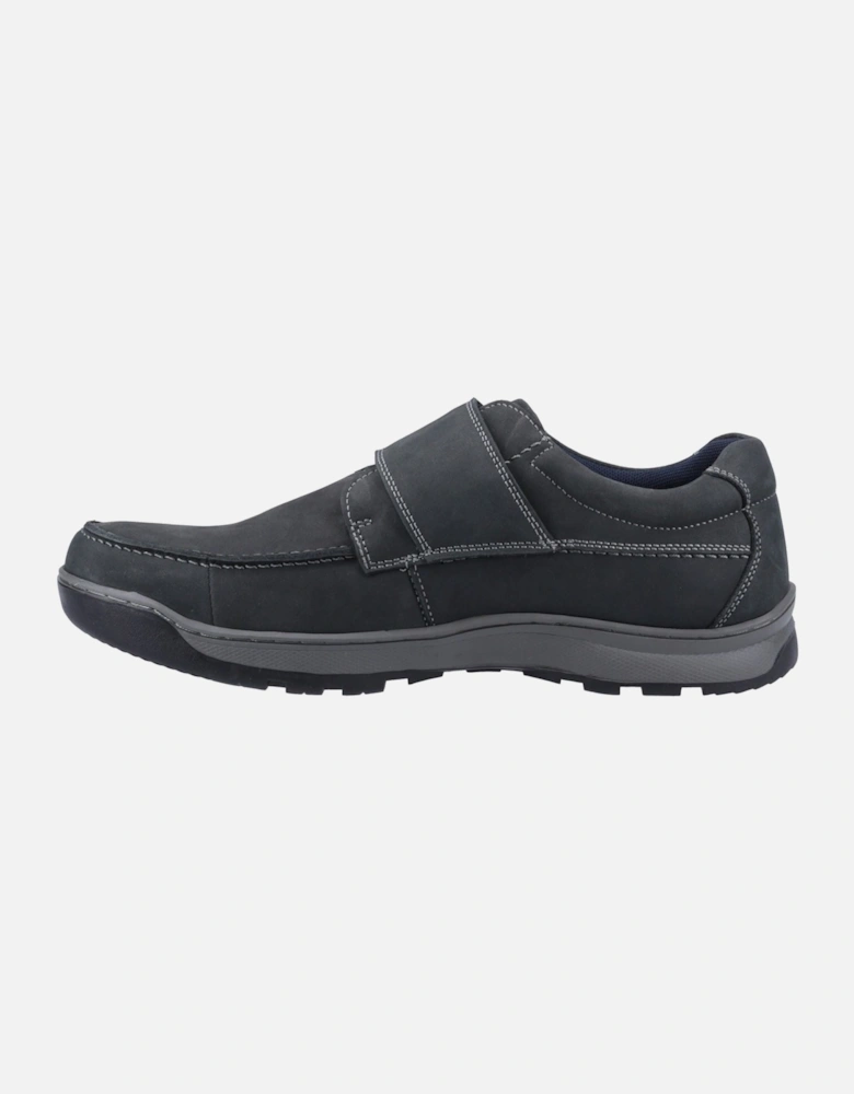 Casper Leather Men's Navy Nubuck Loafers