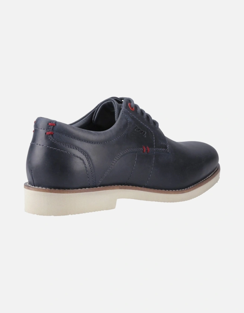 Hampton Leather Men's Navy Lace-Up Shoes