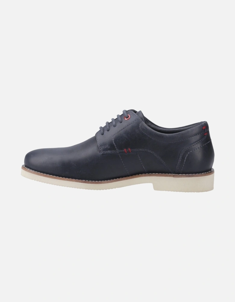 Hampton Leather Men's Navy Lace-Up Shoes