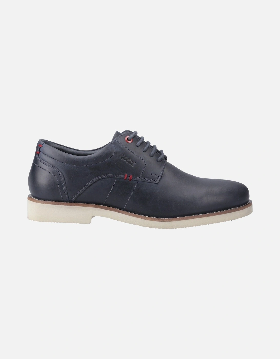 Hampton Leather Men's Navy Lace-Up Shoes