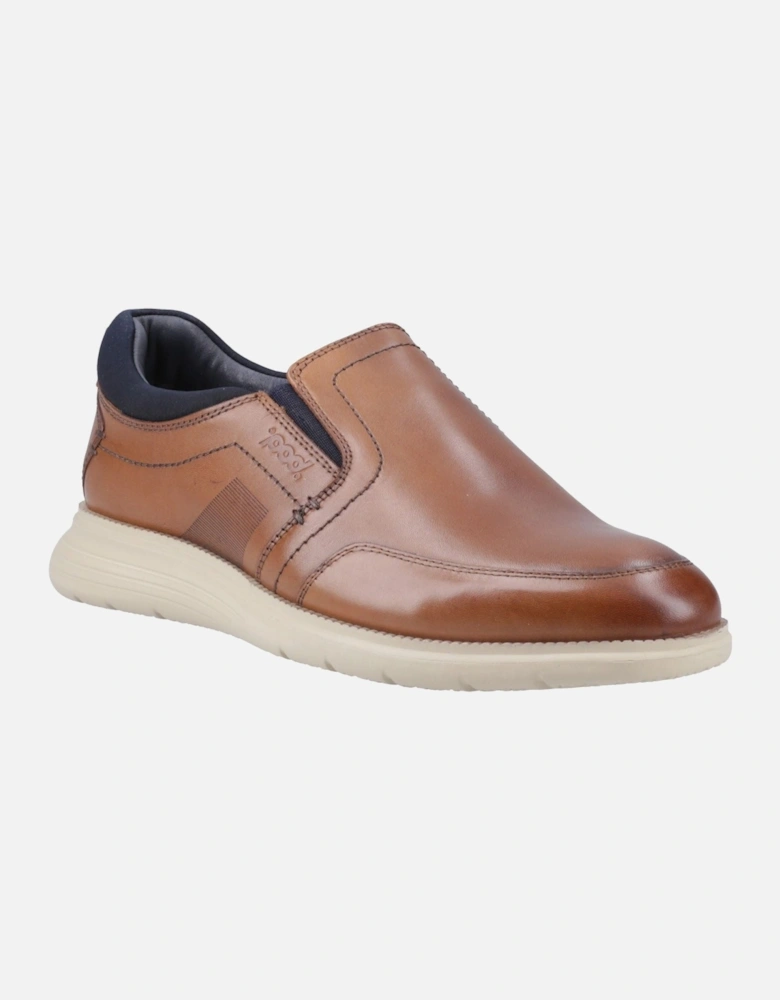 Holden Leather/Textile Men's Cognac Trainers