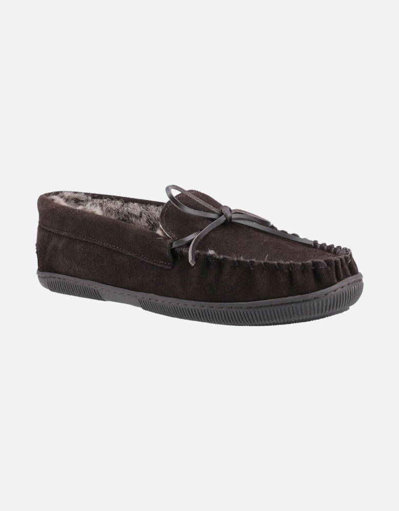 model Ace Slipper Male in Chocolate