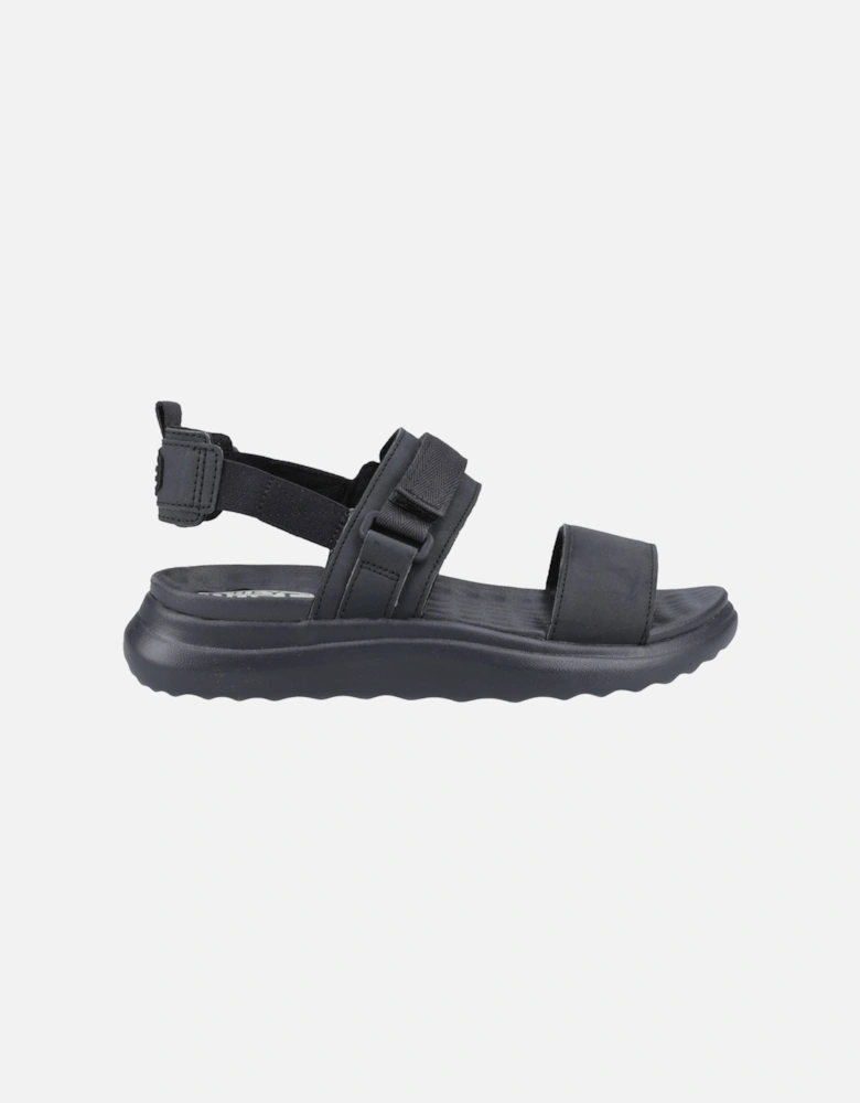 HEYDUDE model Collins Mono Sport Sandal Female in Black/Black