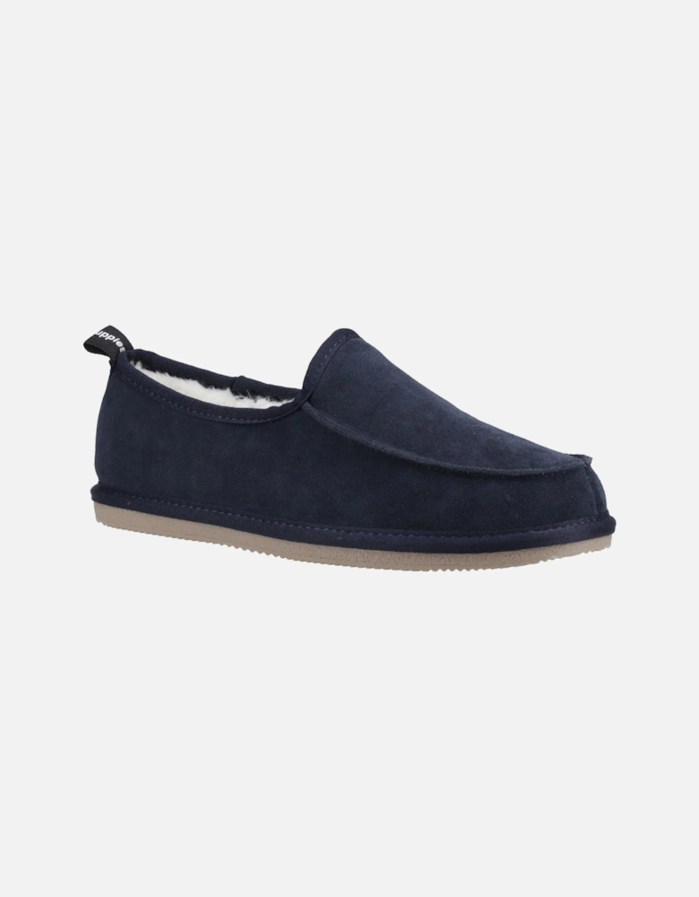 Charles Suede Men's Navy Slippers