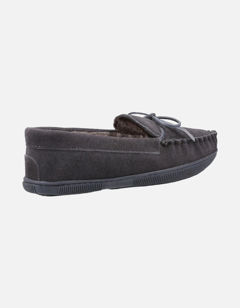 0 Suede Men's Grey Slippers