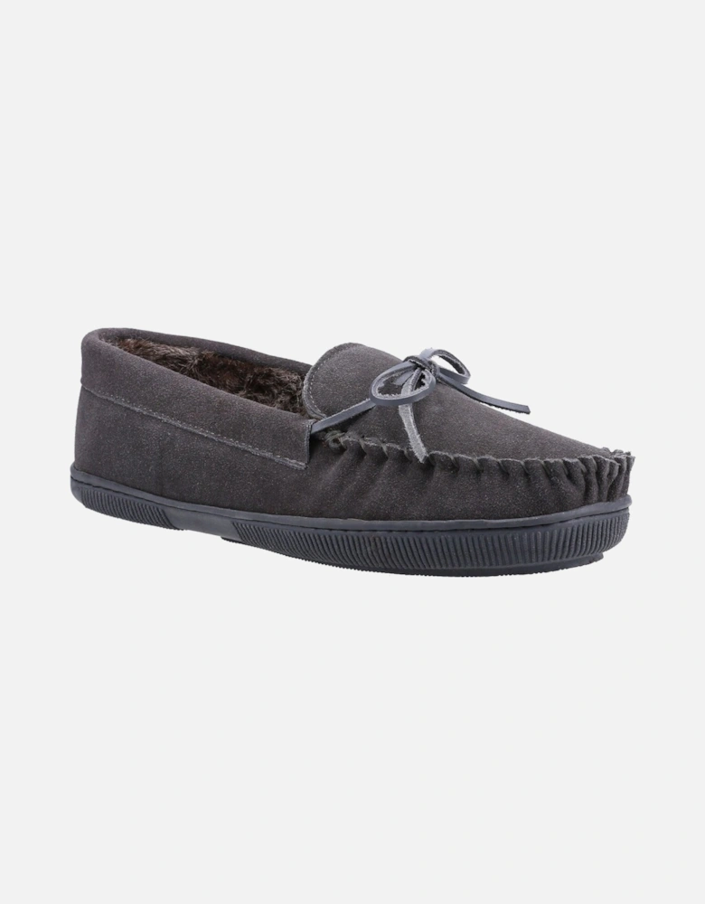 0 Suede Men's Grey Slippers