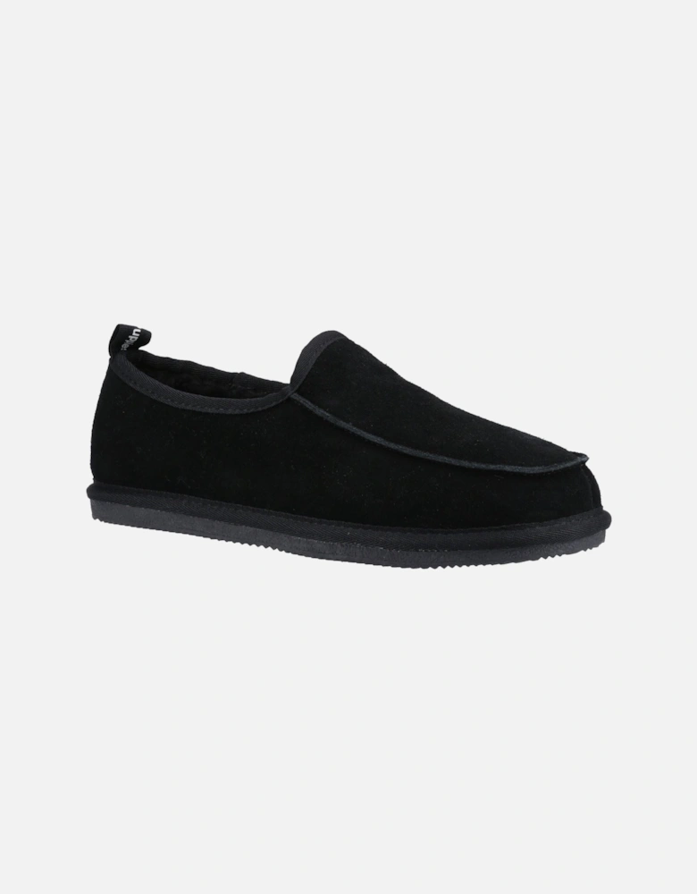 Charles Suede Men's Black Slippers