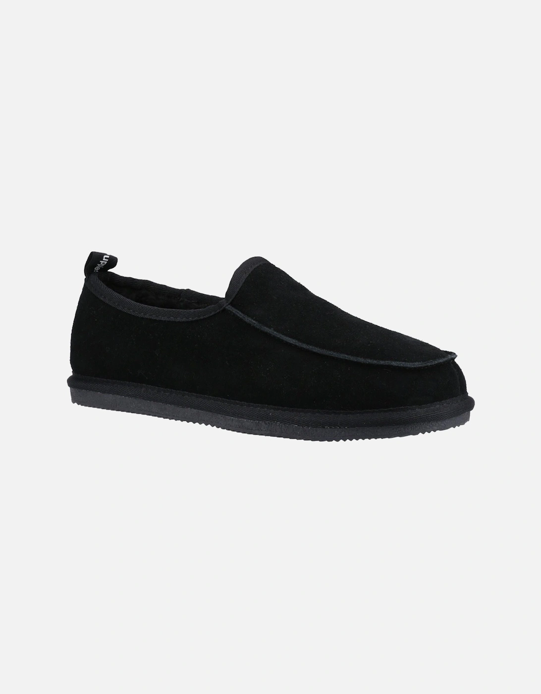 Charles Suede Men's Black Slippers, 6 of 5