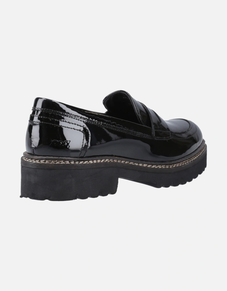 Kenny Leather Women's Black Patent Loafers